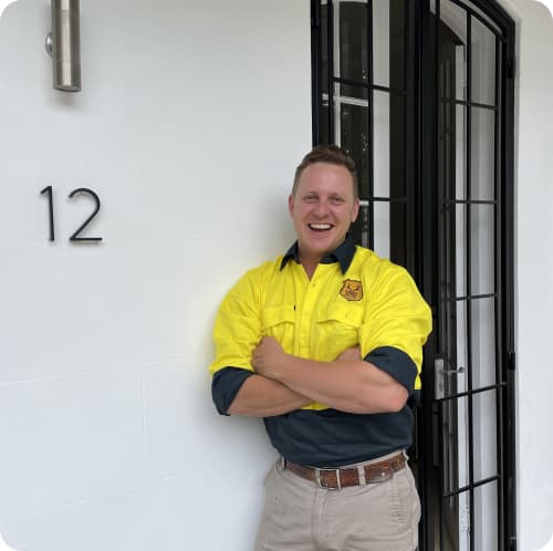 Dougall Roberts, owner of Roberts Trading, in his work uniform