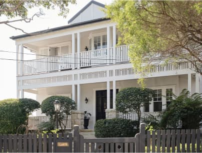 Two-storey heritage home in Sydney after exterior painting