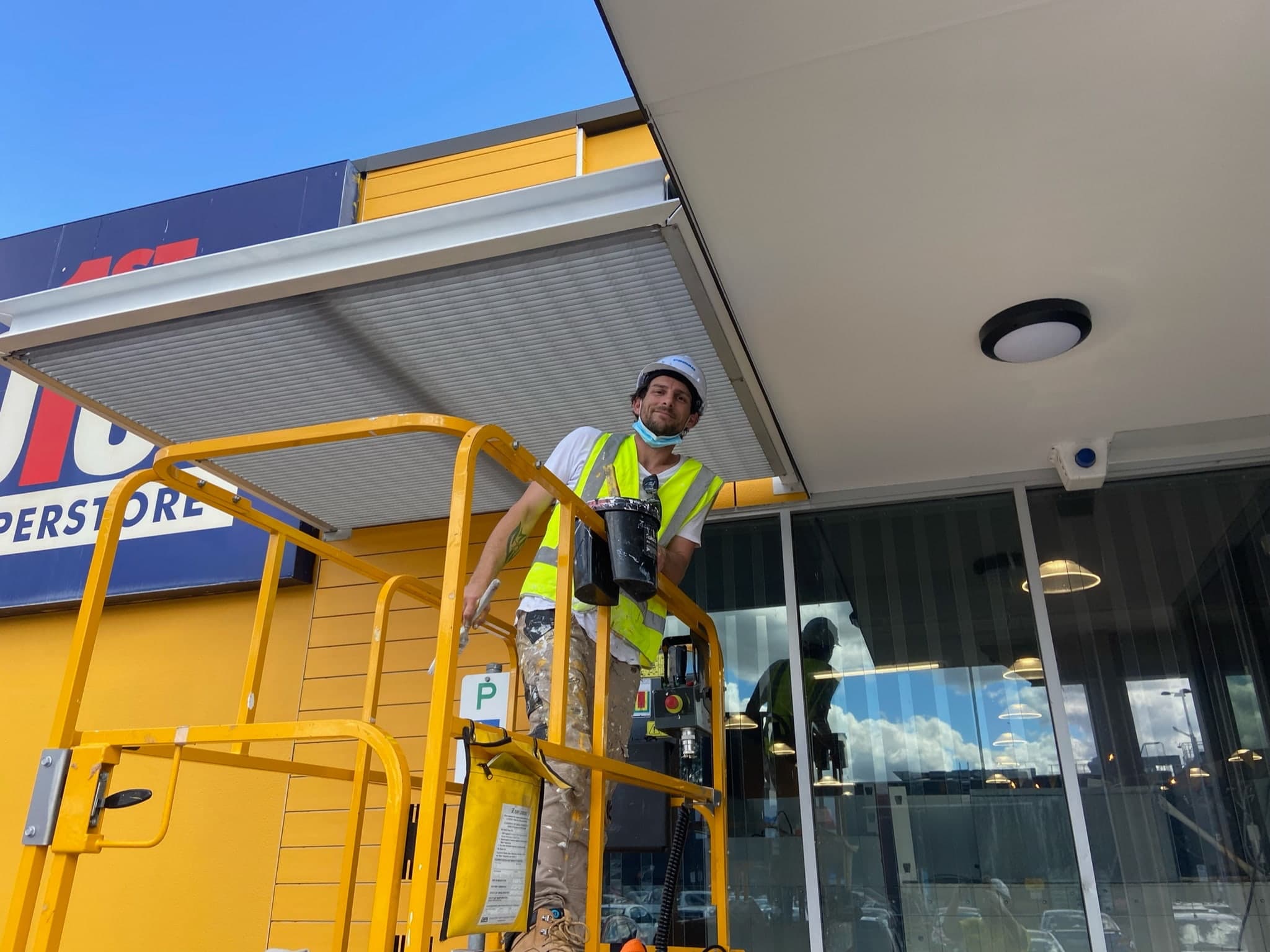 Business premises painted by Roberts Trading
